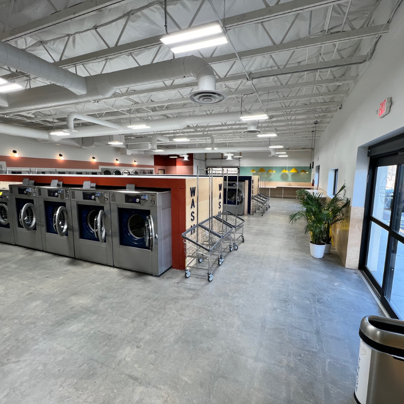 West State Street Laundromat Interior